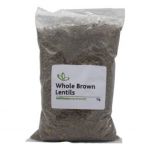 Bulk Whole Brown Lentils 1KG
