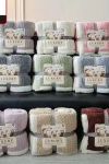 Patterned Sherpa Blanket - White
