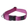 Rogz Utility Extra Extra Large 40mm Landing Strip Dog Collar - Pink Reflective