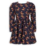 Blue Printed Dress & Doek