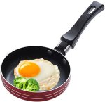 Red 14CM MINI Fry Pan Pan 0.14 L Capacity