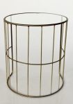 Glass Side Table – 49X55CM