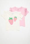 PoP Candy 2 Pack Tee-pink & Ecru