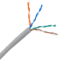Essential CAT5E Indoor Ethernet Cable 500M Grey Cca Utp Roll CAT5-500-GEN-CAT5-500-GEN