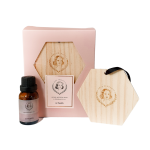 ANKER - Le Vanille Wooden Hexagon Aroma Tag With Essential Oil