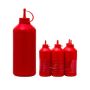 6 Piece 16OZ Plastic Tomato Sauce Dispensers Condiment Squeeze Bottles