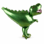 Large T-rex Dinosaur Foil Balloon - Green