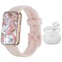 Women Smart Watch & Earbuds Set - Heart Rate Blood Oxygen Health Monitor