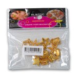 Fashion Hair Dreadlock Beads Gold Star MINI Pack