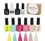 High Quality Uv Glam Gel Nail Polish Top Base Matte Coat & Bond-it Set - Spring Summer Pack Of 10