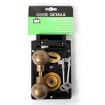 Door Lock Set With Rim - Hang Pack