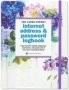 Internet Log Bk Large Hydrangeas   Address Book