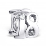C70-C5733 - 925 Sterling Silver 18TH European Charm Bead