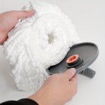 1PC Spin Mop Head Replacement Mop Head For Spin Mop Washable Durable Mop Head Refill Wet And Dry Cleaning Dust Removal Mop Head