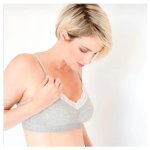 Vogue Nursing Bra - Small Grey Melange