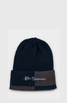 Color Block Beanie Navy Charcoal - Navy One Size