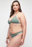Cotton On Plus Slider Triangle Bikini Top - Dusty Khaki