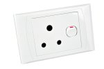 Electrical 1 SWITCH+1 Socket 100X50 V1K1Z 16