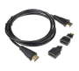 HDMI To HDMI / MINI HDMI / Micro HDMI 1.5M Cable