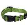 Rogz Utility Medium 16mm Snake Dog Collar - Lime Reflective