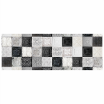 Tear Resistant Deco Print Vintage Tiles Dark