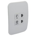 Telephone And Data Socket Outlet - White - Buy Online At 7 Triple 7