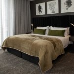 Belfiore Hotel - Plain Khaki - 220 X 275 Cm King