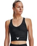 Women's Project Rock Heatgear Sports Bra - Black Md