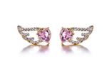 Cupid Wing Earrings Embellished With Swarovski Crystals