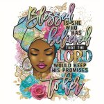 Mixed Color Plastic Iron-on Transfers For Clothing - Fashionable Diy T-Shirt Applique - Religious Scripture Design Heat Press St