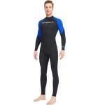 Dive Skin Full Body Rash Guard For Men Youth Swimsuit Wetsuit Back Zipper One Piece Uv Protection Snorkel Suit For Diving Surfin