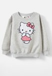 Cotton On License Dusty Fleece Crew Neck - Lcn San Hello Kitty Gingham fog Grey