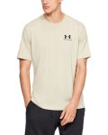Men's Ua Sportstyle Left Chest Short Sleeve Shirt - Khaki Base Sm