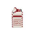 Cookie Jar Letters To Santa 15X12X23CM - White