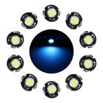 10 Pcs 0.5W T3 Instrument Panel LED Light Dashboard Indicator Lamp Bulb Ice Blue Light