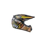 Kids Motocross Helmet - Yellow orange