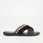 Artemis 2 Flat Sandal - Black - Black 4