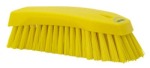 Vikan Hard Hand Brush Yellow 200MM - Industroclean