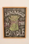 Asparagus Blackboard Sign 61X46CM