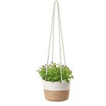 White Hemp Rope Hanging Planter
