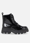 Calvin Klein Chunky Combat Laceup Boot Wn - Triple Black
