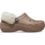 Classic Platform Fuzz Lined Clog - Latte W11