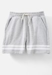Cotton On Henry Slouch Short - Fog Grey Marle W white Stripe
