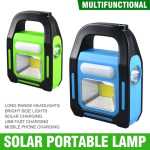 Portable 3 In 1 Solar USB Rechargeable Power Bankled Work Light JD-925 - Boredbox
