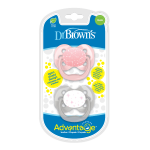 Advantage Pacifier - Stage 1 Pink 2-PACK