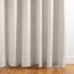 Venice Jacquard Eyelet Lined Curtain Natural - Longer Length 270CM W X 255CM L
