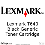 Lexmark T640 T642 T644 Black Remanufactured Compatible Toner Cartridge – Alternate Brand