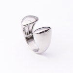 Chunky Wrap Silver Ring - 8 Silver