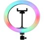 Generic 10 Inch Rgb Selfie Ring Fill Light With Tripod Stand LED Ring Light White Pack Of 1