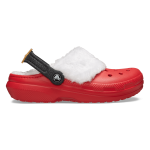 Classic Lined Santa Clog - Varsity Red multi M13